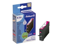 Pelikan E56 - 9 ml - magenta - cartouche d'encre (équivalent à : Epson T0713 ) - pour Epson Stylus D120, DX9400, SX105, SX205, SX405, SX600; Stylus Office B40, BX300, BX600