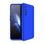 HAOTIAN Case for Realme X50 Pro 5G, Slim Fit Frosted TPU Silky Matte Finish Rubber Case, Ultra-thin Stylish Soft Silicone Shockproof Cover for Realme X50 Pro 5G, Blue