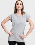 Urban Classics Ladies Extended Shoulder Tee (Teal, XS) XS Teal