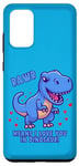 Galaxy S20+ Rawr Means I Love You In Dinosaur with Big Blue Dinosaur Case