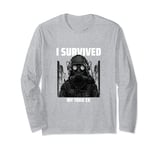 I Survived My Toxic Ex - Triumph in Hazmat Style Long Sleeve T-Shirt