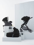 Silver Cross Dune Pushchair & Dream Car Seat Travel Pack with Compact Folding Carrycot