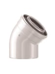 Bosch elbow concentric 45° dn60/100