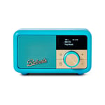 Roberts Revival Petite Portable DAB/FM Radio and Bluetooth Speaker in Electric Blue