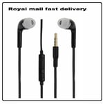 New Handsfree Headphones Earphones Earbud Black with Mic-EHS64AVFBE