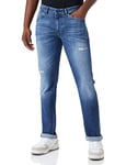 BOSS Men's Delaware BC-L-C Jeans Trousers, Dark Blue, 34 W/34 L