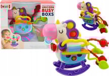 Leantoys Sensorisk Leksak Häst Gummi Element Skallror Lean Toys