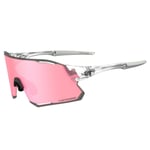 Tifosi Rail Race Interchangeable Clarion Lens Sunglasses - Crystal Clear / Rose Clear/Clarion