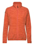 Hareid Fleece W Jacket Nohood Brick Xs Sport Sweat-shirts & Hoodies Fleeces & Midlayers Red Bergans