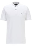 New Mens BOSS Prime Polo Shirt White Size M