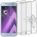 ebestStar - compatible with Samsung Galaxy A3 2017 Screen Protector SM-A320F Premium Tempered Glass, x3 Pack anti-Shatter Shatterproof, 9H 3D Bubble Free [Phone: 135.4 x 66.2 x 7.9mm, 4.7'']