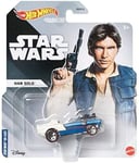 Hot Wheels Star Wars Character Cars 1:64 Metal Vehicle Han Solo