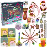 24 dagar/ set Fidget Toys Jul Adventskalenderpaket Anti Stress Toy Kit Stress Relief Figet Toy Blind Box Barn Julklapp style 1