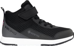 Viking Footwear Viking Footwear Kids' Spurt Reflex Mid GORE-TEX Black/Charcoal 32, Black/Charcoal