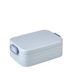 Mepal Lunch Box Midi - Lunch Box To Go - For 2 Sandwiches or 4 Slices of Bread - Snack & Lunch - Lunch Box Adults - Nordic blue