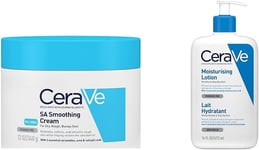 Cerave SA Smoothing Cream for Rough and Bumpy Skin 340G with Salicylic Acid & Mo