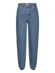 Slfemma Hw Aqua Blue Denim Jogger Jeans Blue Selected Femme