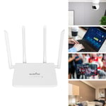 New 4G WiFi Router 300Mbps Standard SIM Card Slot 4 Antennas Support 20 Users