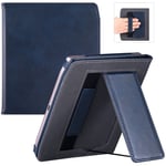 PocketBook Era PU-läder Fodral med Stativfunktion, Strap & Wake Up Function - Blå