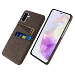 Samsung Galaxy A36 5G Skal med Kortfack - Brun
