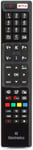AE® Luxor/Hitachi TV Remote Control RC4848 / RC4848F for Luxor LED LCD SMART Television with Netflix YouTube and Freeview Play Button - Replacement Control