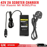 For Xiaomi Mi M365/Pro Es1 2 3 4 UK Adapter 42V Electric Scooter Battery Charger