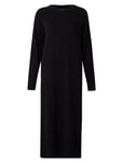 Ivana Cotton/Cashmere Knitted Dress Black Lexington Clothing