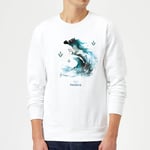 Frozen 2 Nokk Water Silhouette Sweatshirt - White - M - White