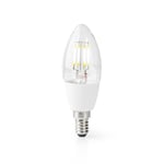 Nedis SmartLife LED vintage lampe, Wi-Fi, 5W - Gennemsigtig