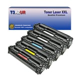 T3AZUR - Lot de 5 Toners compatibles avec Canon 718 pour Canon LBP-7680CDN, LBP-7680CX (Noir+Couleur)
