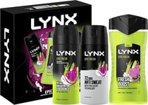 Lynx Epic Fresh Trio Gift Set For Men Bodyspray, Bodywash & APA Deo Gift For Him