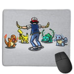 Gotta Train Em All Monster of The Pocket World Customized Designs Non-Slip Rubber Base Gaming Mouse Pads for Mac,22cm×18cm， Pc, Computers. Ideal for Working Or Game