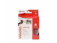 Velcro® Vel-Ec60214 Burrebånd Til Fastlimning Burrebånd Statisk Loop Del (L X B) 2500 Mm X 20 Mm Hvid 2.5 M