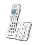 Geemarc Amplidect 595 Photo - Amplified Cordless Telephone with Answering Machine, Customisable Photo Memories and SOS Function - Medium to Severe Hearing Loss - Hearing Aid Compatible - UK version