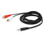 equip cable vers rca m f jack 3.5 mm 2.5 m