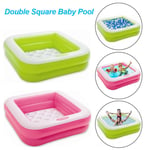 Piscine gonflable carrée pour bébé, pataugeoire douce et Ultra résistante pour enfants, jouets aquatiques d'été, fournitures de natation