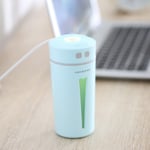 Usb Cup Shaped Home Office Car Air Humidifier Diffuser With Blue