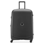 DELSEY PARIS - BELMONT PLUS - Large Rigid Suitcase extendable - 76x52x34 cm - 110 liters - L - Black