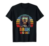 Bruh We Out English Toy Spaniel Last Day of School Teacher T-Shirt