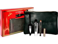 L Oreal L~Oreal Set (Mascara False Lash Bambi Eye Extra Black + Le Khol Midnight Black 101 + Pochette)