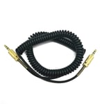 kdjsic 3.5mm Replacement Audio AUX Cable Coiled Cord for Marshall Woburn Kilburn II Speaker Male to male Jack