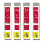 4 Magenta Ink Cartridges to replace Epson T0713 Compatible for Stylus Printers