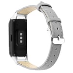 Samsung Galaxy Fit cowhide leather watch band - Grey