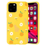 Yoedge Cases for OnePlus 8T 5G 6.55 inch Phone Case, Yellow Silicone with Personalised Print Cute Pattern Protective Skin Ultra Slim Shockproof TPU Gel Cover for One Plus 8T 5G Smartphone, 26