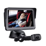 5 tommer Car Small Baby skærm HD Display Night Vision kamera