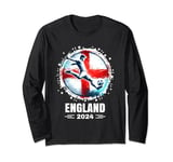 England Player Boys Kids Men Youth England 2024 Long Sleeve T-Shirt