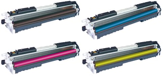 HP LaserJet CP 1025 NW Color Yaha Toner Rainbowkit Sort/Cyan/Magenta/Gul (1.200/3x1.000 sider) Y15408RB 50088398