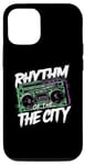 Coque pour iPhone 12/12 Pro Rythme de la ville - Vintage Ghettoblaster Boombox Lover