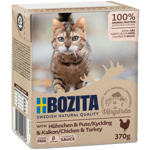 Kylling og kalkun i saus 370 g x 6 - Katt - Kattefôr & kattemat - Våtfôr og våtmat - Bozita Katt