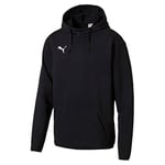 PUMA Men's Liga Casuals Hoody Pullover, Black, S UK